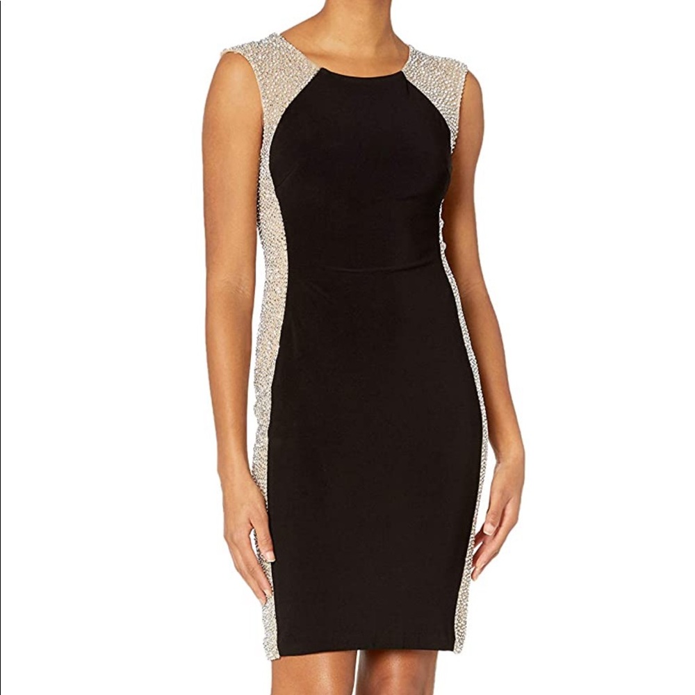 Xscape beaded cocktail dress